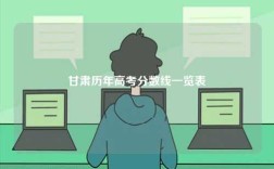 甘肅歷年高考分數(shù)線一覽表