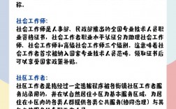 社會工作者和社區工作者區別(社區工作者考試報名條件)