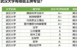 2024年武漢大學(xué)專業(yè)排名一覽表