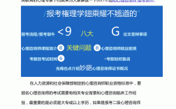 心理咨詢報(bào)考條件