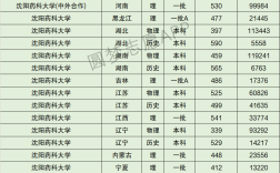 2024年沈陽藥科大學(xué)錄取分?jǐn)?shù)線