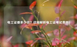 電工證要多少錢(qián)？詳細(xì)解析電工證考試費(fèi)用！