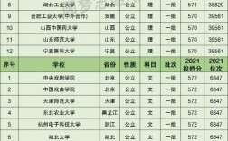 570分左右的一本大學(xué)(大學(xué)排名)