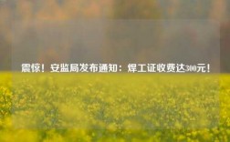 震驚！安監(jiān)局發(fā)布通知：焊工證收費(fèi)達(dá)300元！