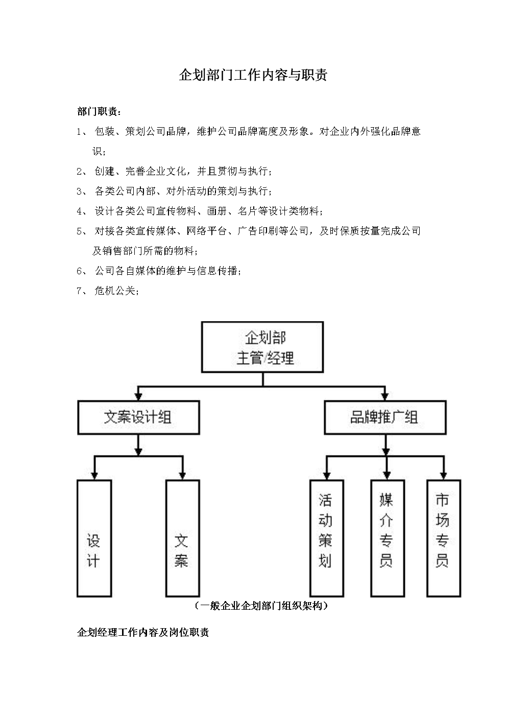 企劃部是做什么的-圖1