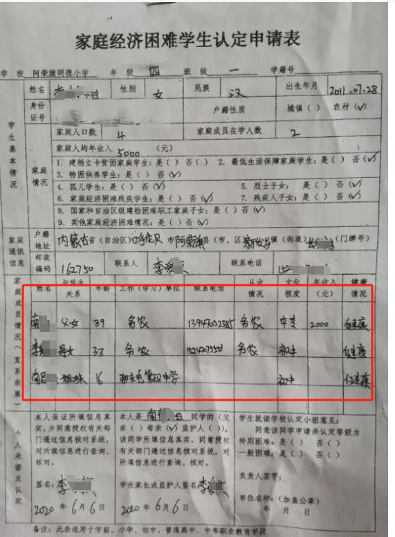 貧困生年收入來(lái)源怎么填-圖1