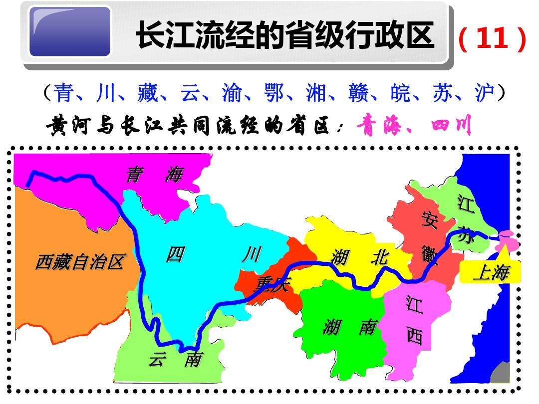 長江流經(jīng)的11個省級行政區(qū)-圖1