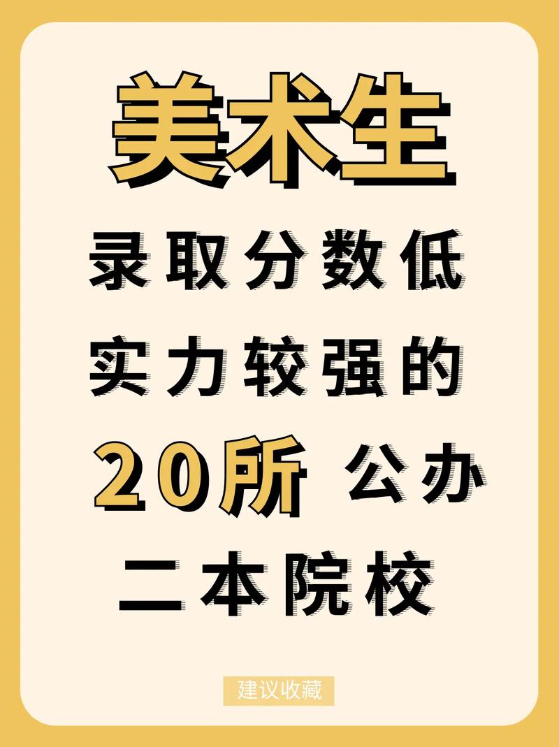 美術(shù)分?jǐn)?shù)低的二本大學(xué)有哪些？如何選擇適合的學(xué)校？-圖1