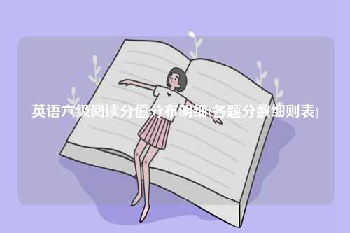 英語六級(jí)閱讀分值分布明細(xì)(各題分?jǐn)?shù)細(xì)則表)-圖1